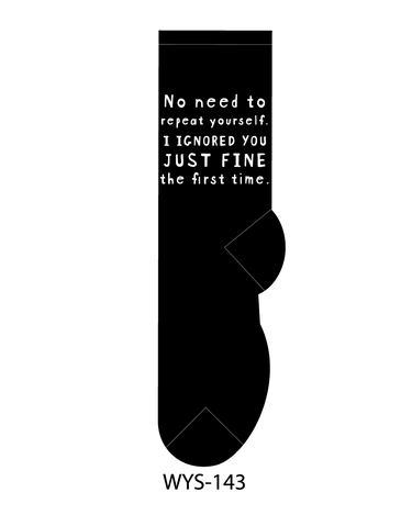 No need to repeat yourself. I ignored you just fine the first